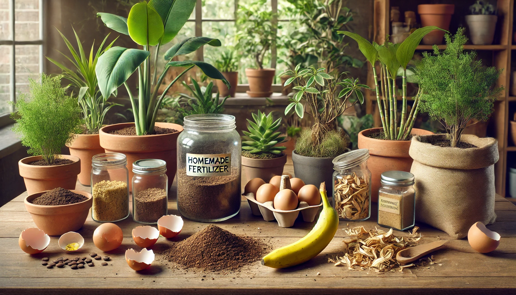 How to Make Homemade Organic Fertilizer for Houseplants